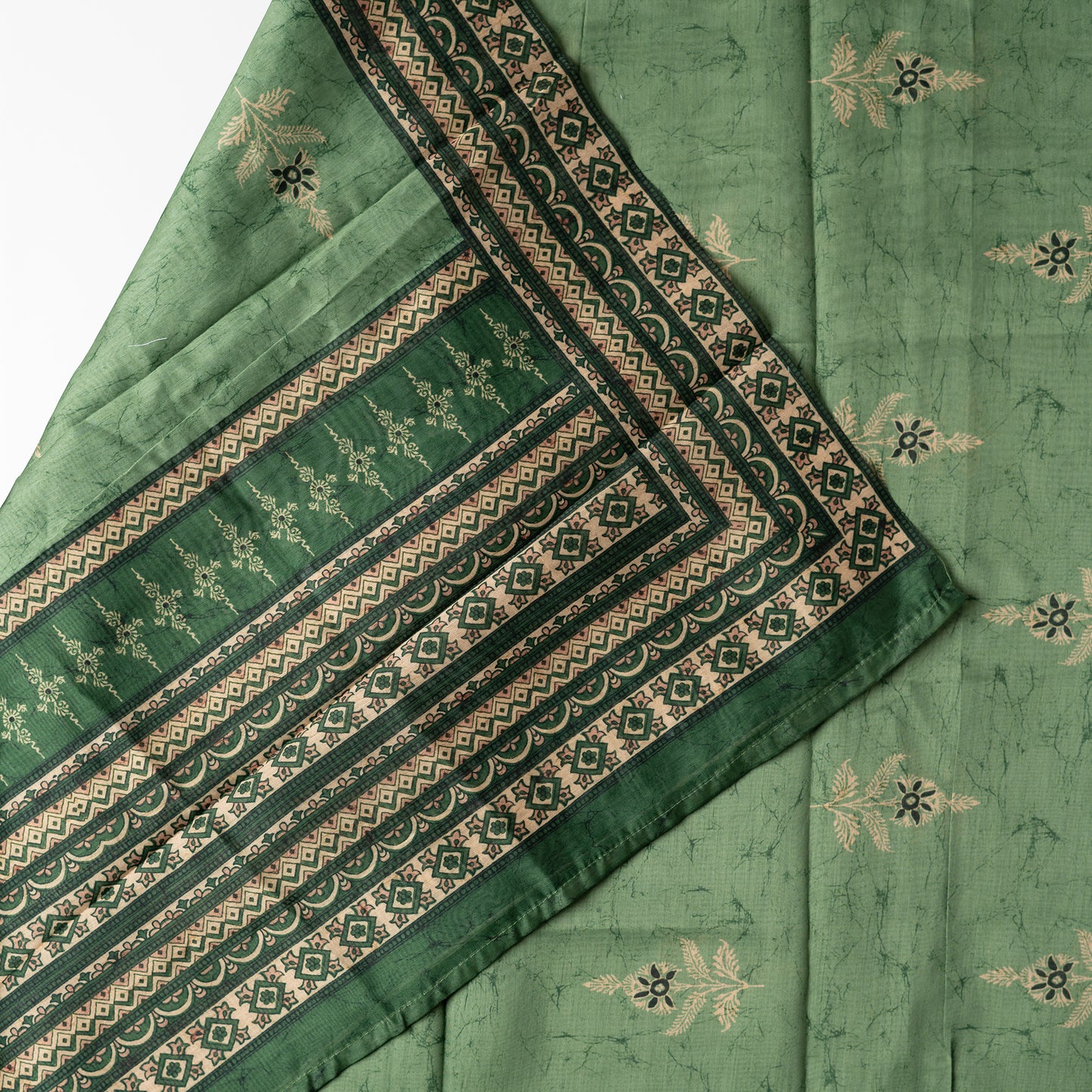 Silk dupatta with beautiful digital prints matching the top color.