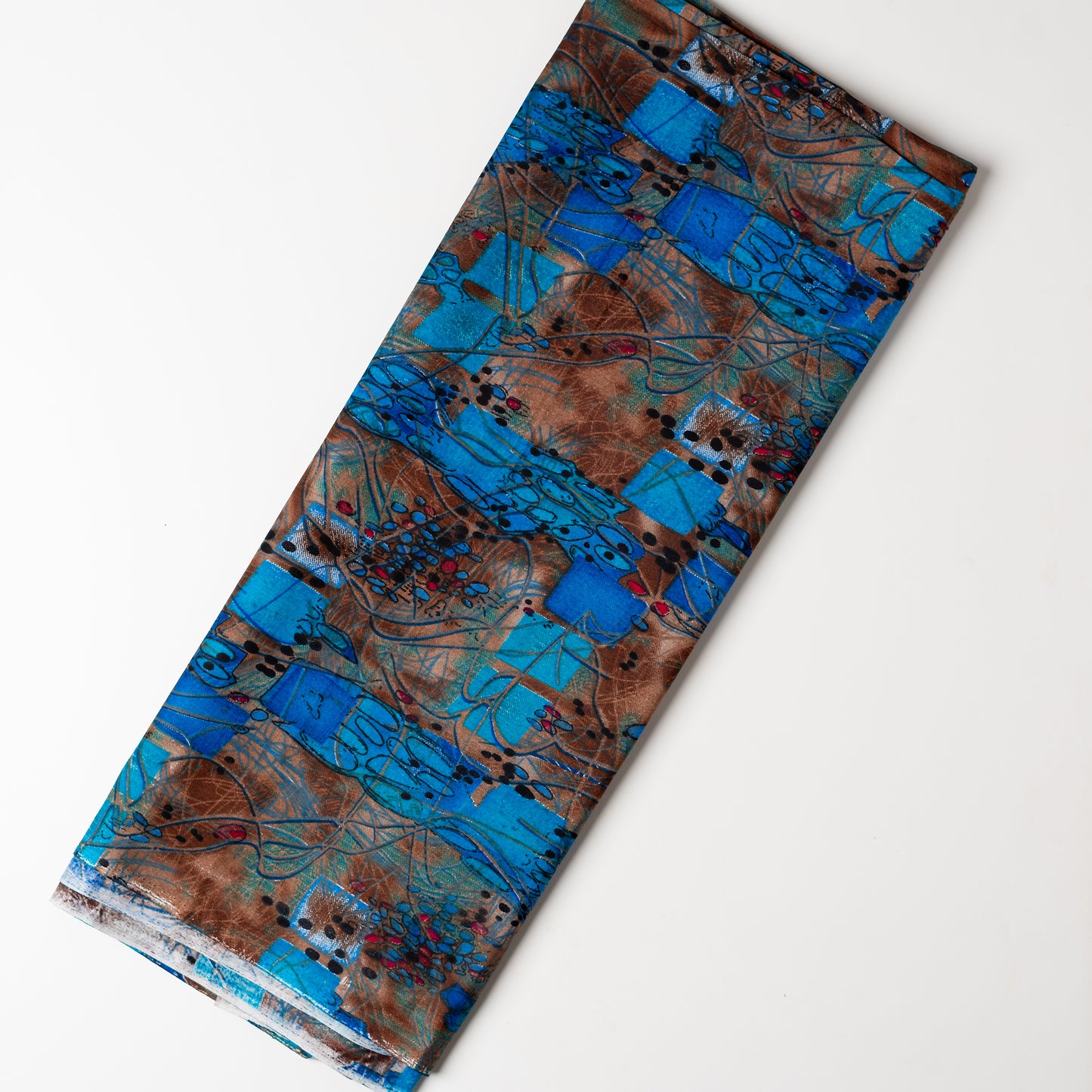 Printed fabric with multi color