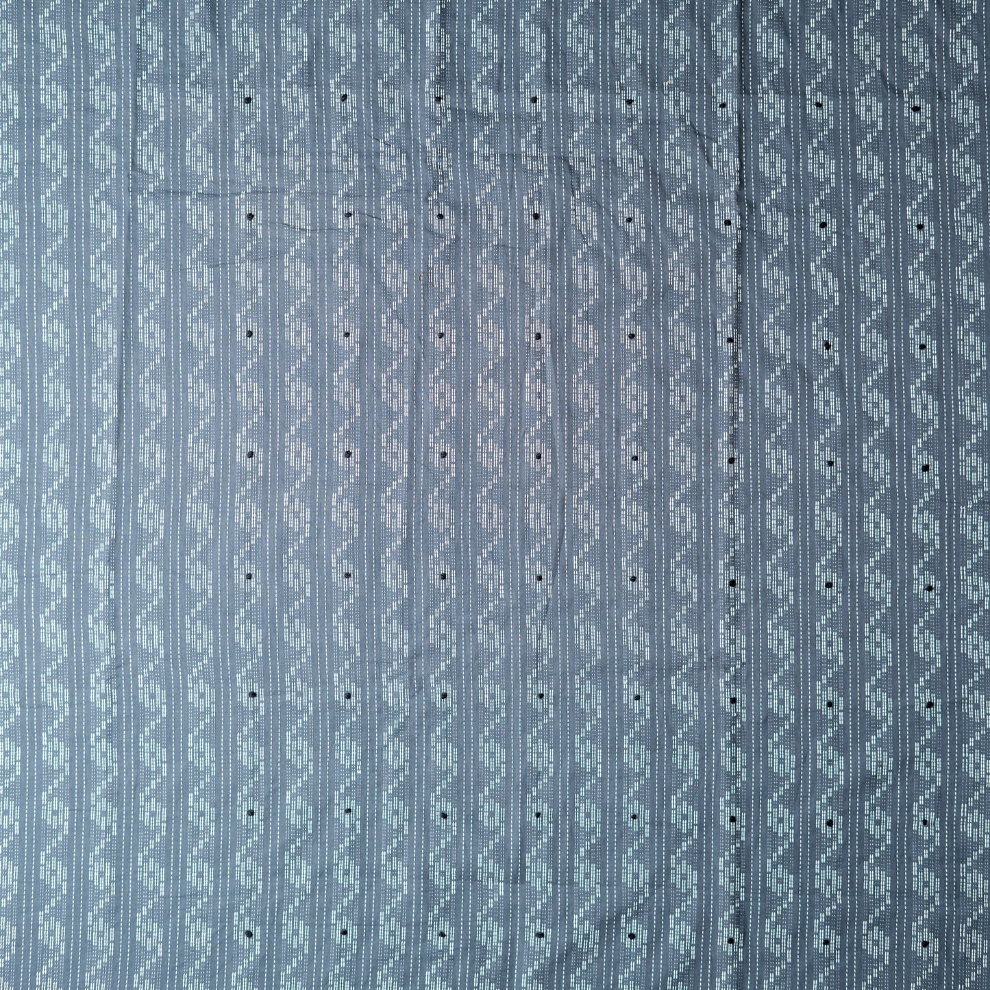Cotton grey color top with katha work