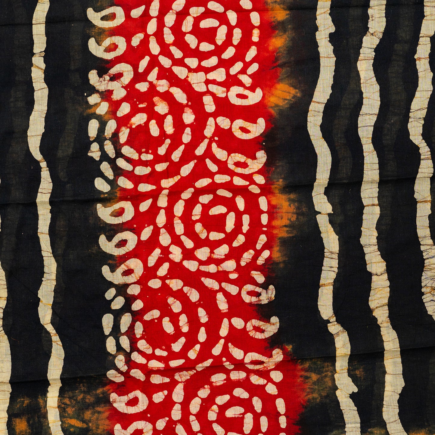 cotton mul dupatta with black and red color