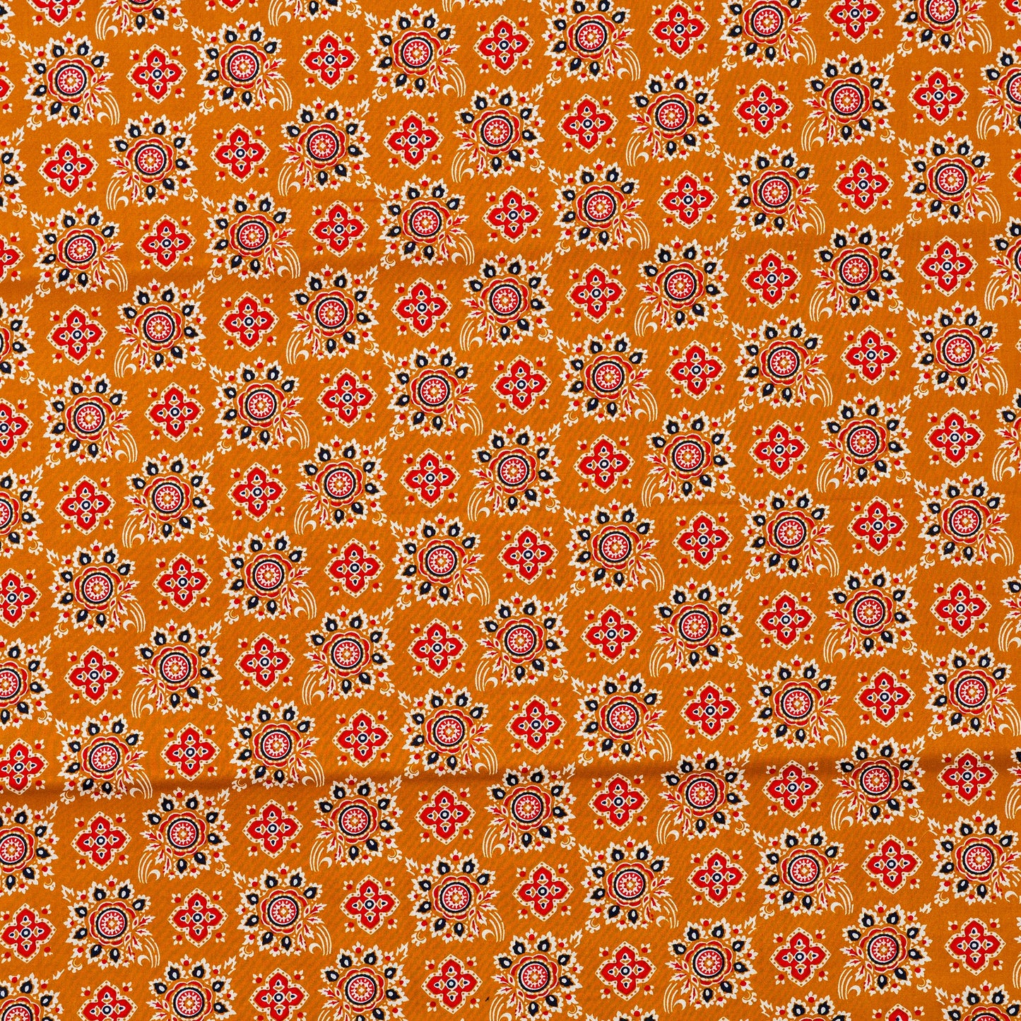 cotton bronze color printed fabric