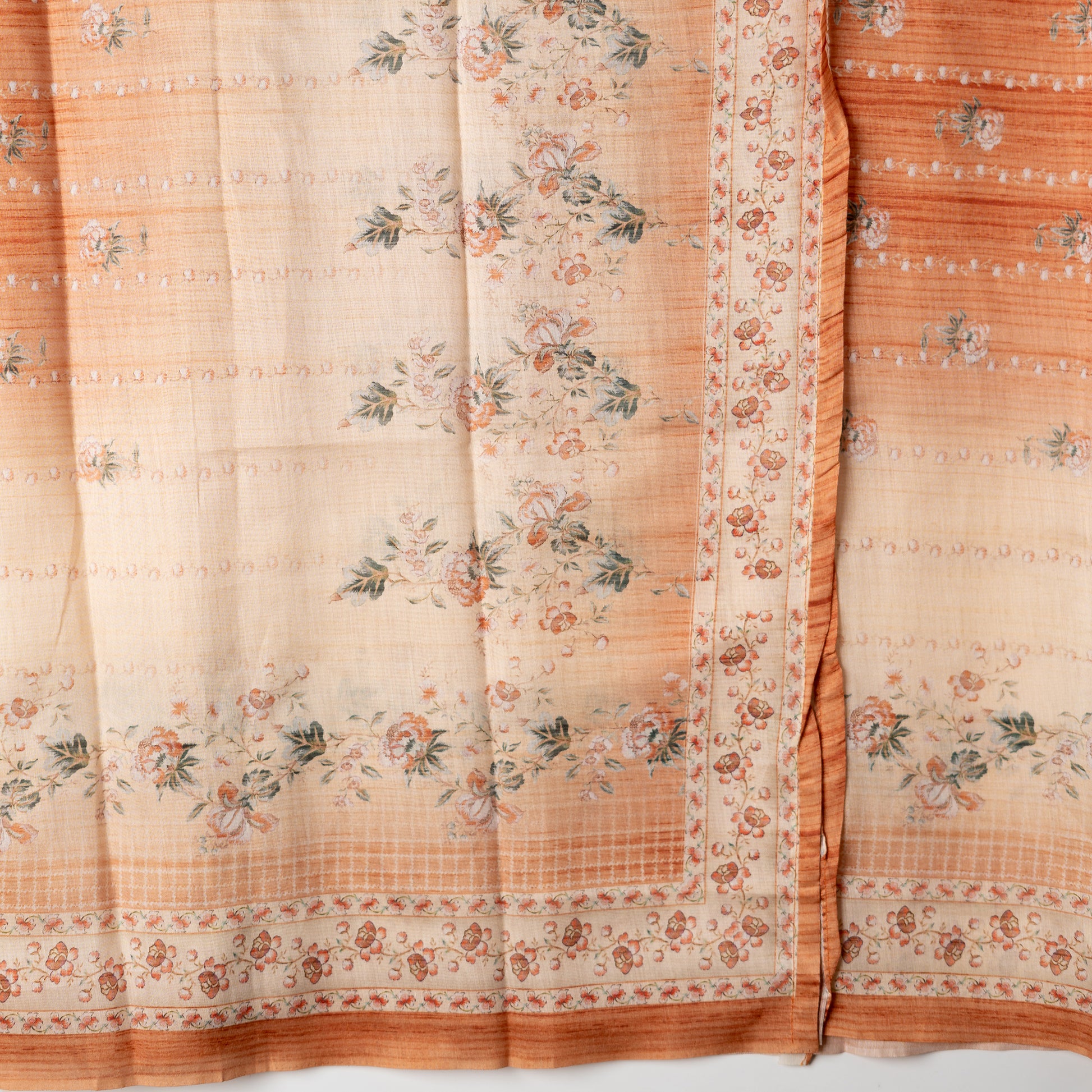 Chanderi silk dupatta with digital prints