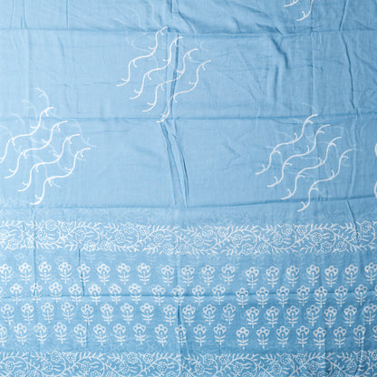 mul cotton dupatta with matching print design. 