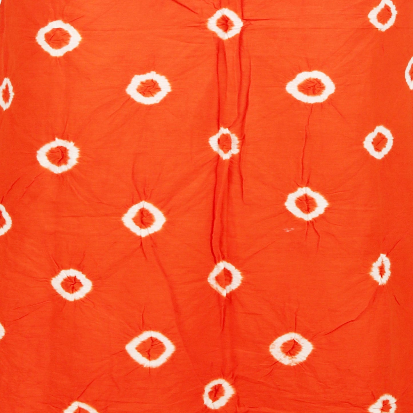 orange color bottom with white bandhej prints